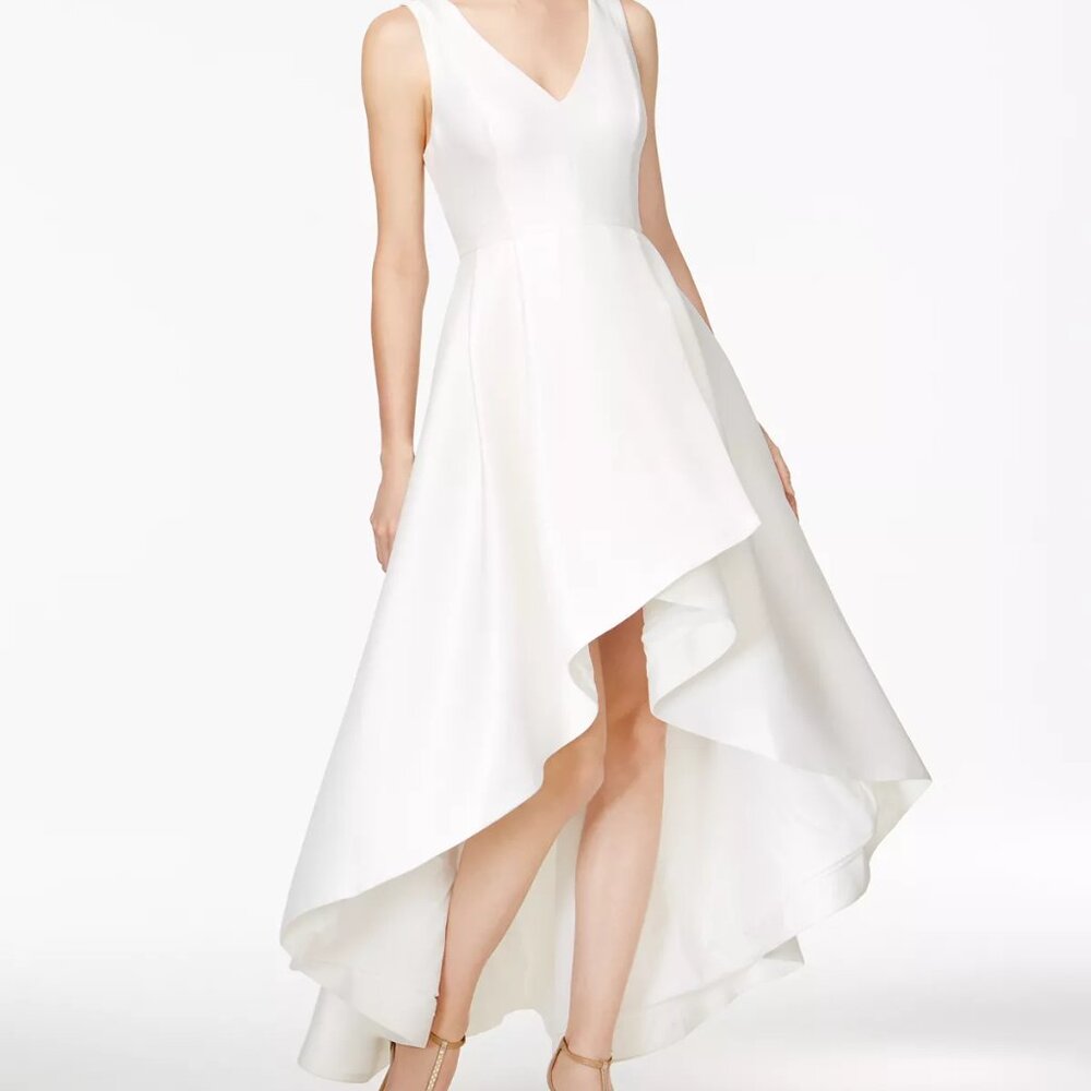 Calvin Klein High-Low A-Line Gown